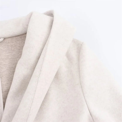 Chic Autumn Windcoat with Bow Belt & Pockets