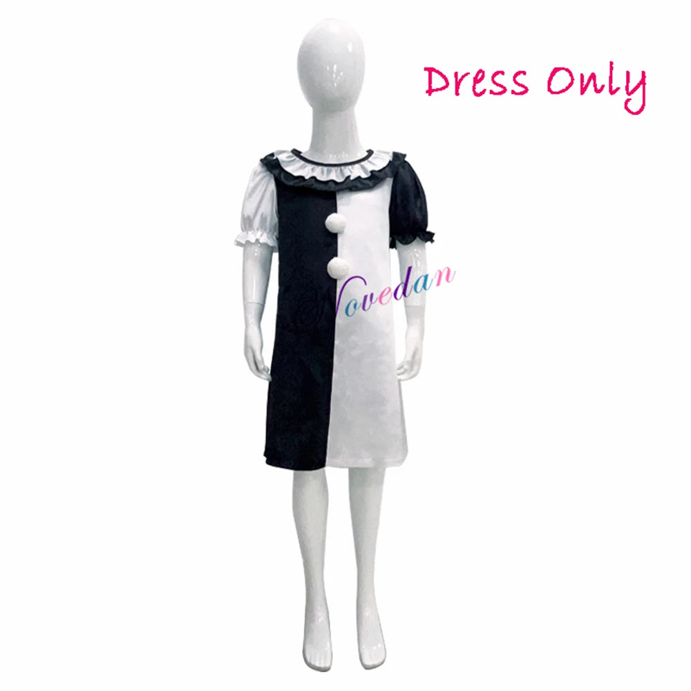 Scary Terrifier Costume – Kids’ Joker & Clown Cosplay Halloween Suit