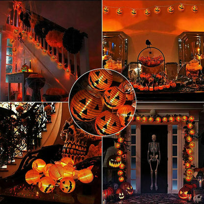 Halloween Pumpkin Lights – LED String for Garden & Party Decor