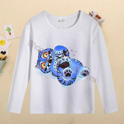 Kpop Demon Hunters Kids T-Shirt – Kawaii Cartoon Long Sleeve Top