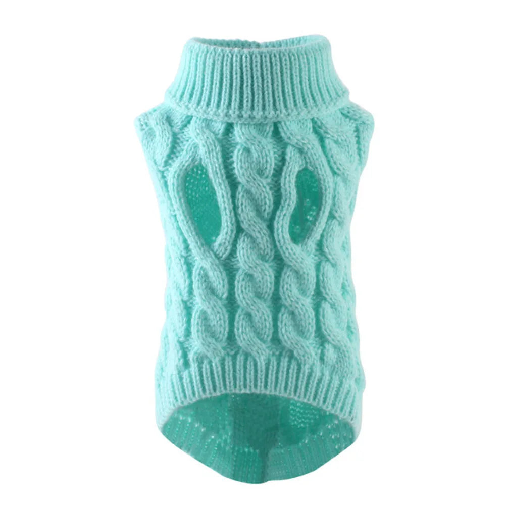 Cozy Pet Sweater – Warm Knitted Clothes for Dogs & Small Pets