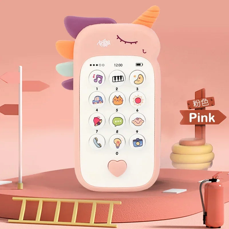 Baby Mobile Phone Toy – Musical Teether & Early Education Gift