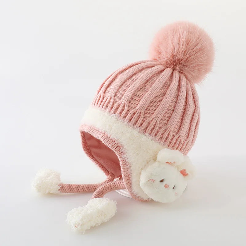 Winter Baby Cap – Velvet Lined & Cozy