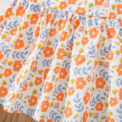 Baby Girl Cotton Sundress with Bow