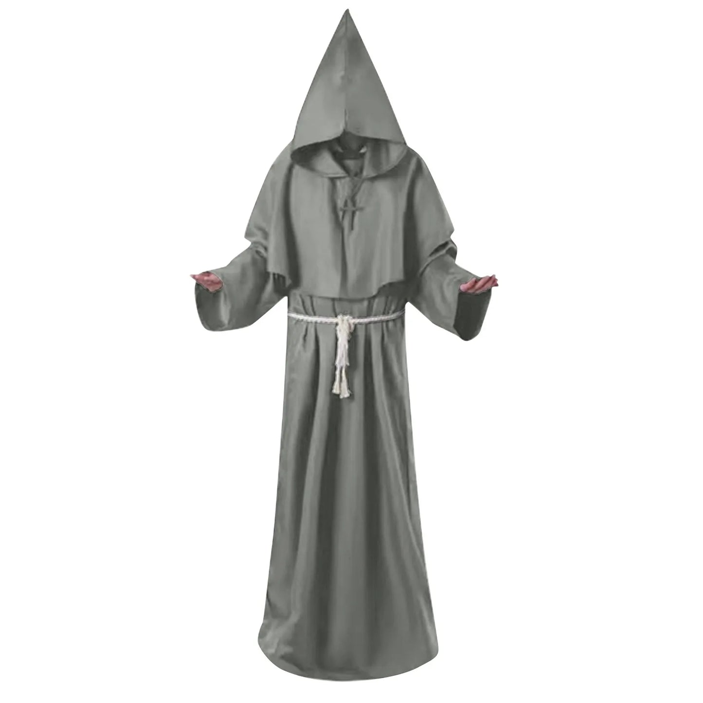 Monk Cosplay Outfit – Medieval Robe for Priest, Wizard & Costume Play