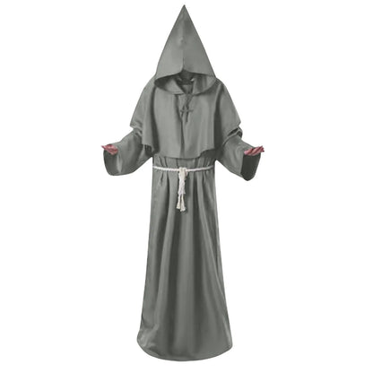 Monk Cosplay Outfit – Medieval Robe for Priest, Wizard & Costume Play