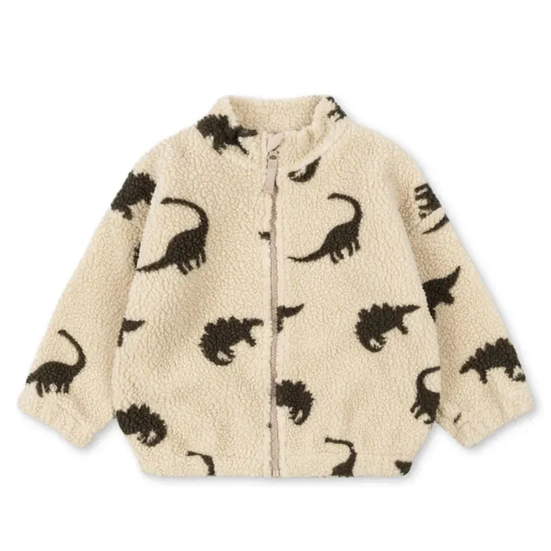Baby Cartoon Coat – Soft Lamb Wool Jacket