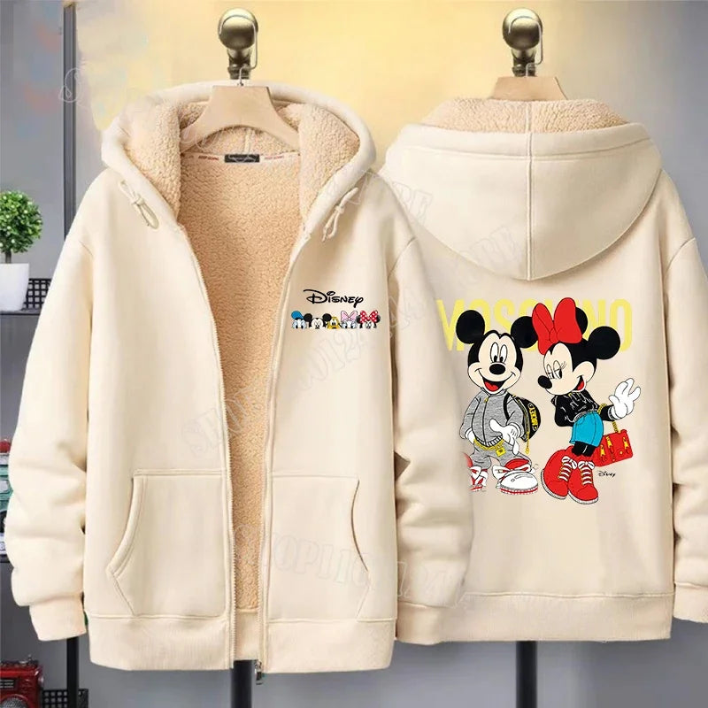 Mickey Mouse Oversized Hoodie: Cozy & Stylish Winter Jacket