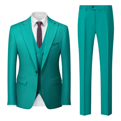 Groom & Business Wear – Italian Slim Gentleman Suit Blazer