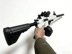 Ultra Shoppings M416 Gel Ball Blaster Gun with cool design, 30m long-range, 7.4V battery, safe gel beads for outdoor team battles