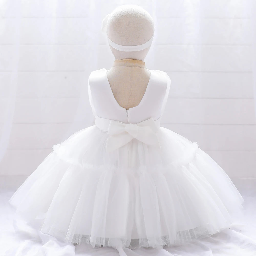 Baby Girl 1st Birthday Dress – Tulle Princess Gown
