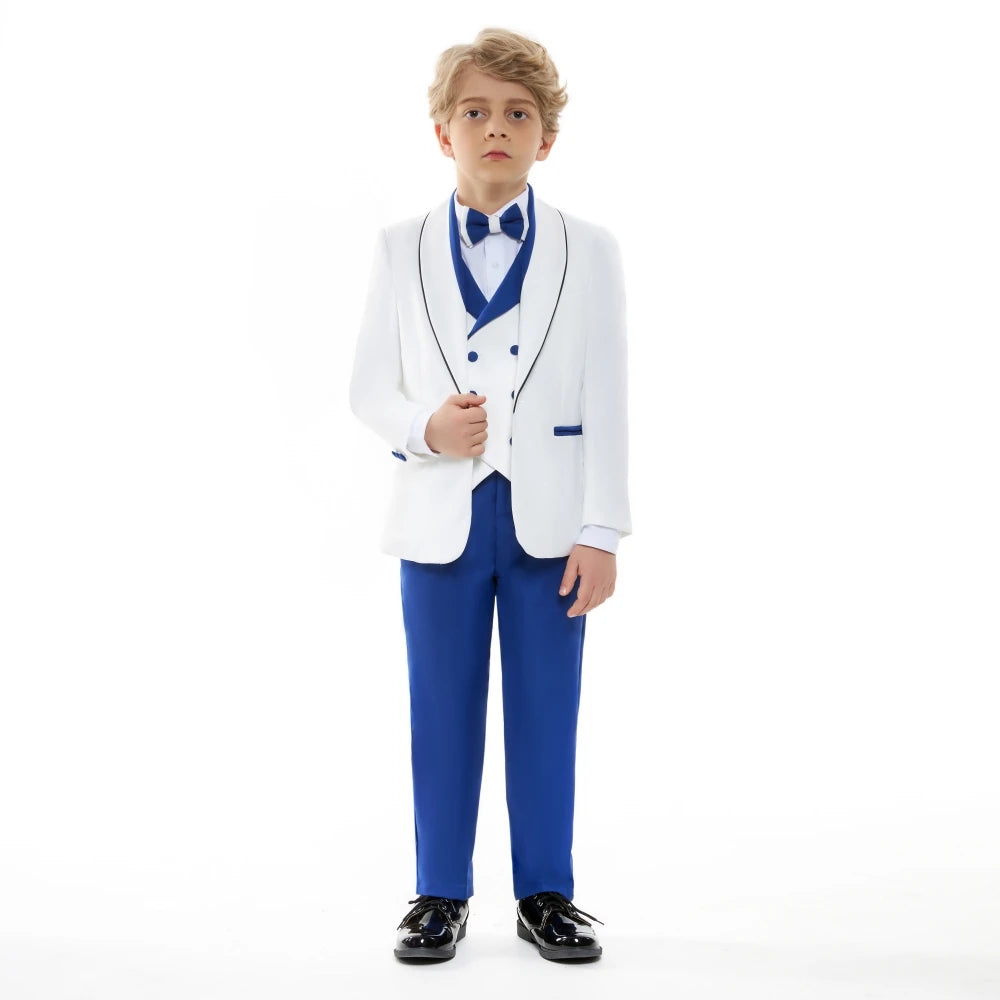 Boys’ Dresswear Outfit – 4-Piece Wedding & Birthday Formal Suit