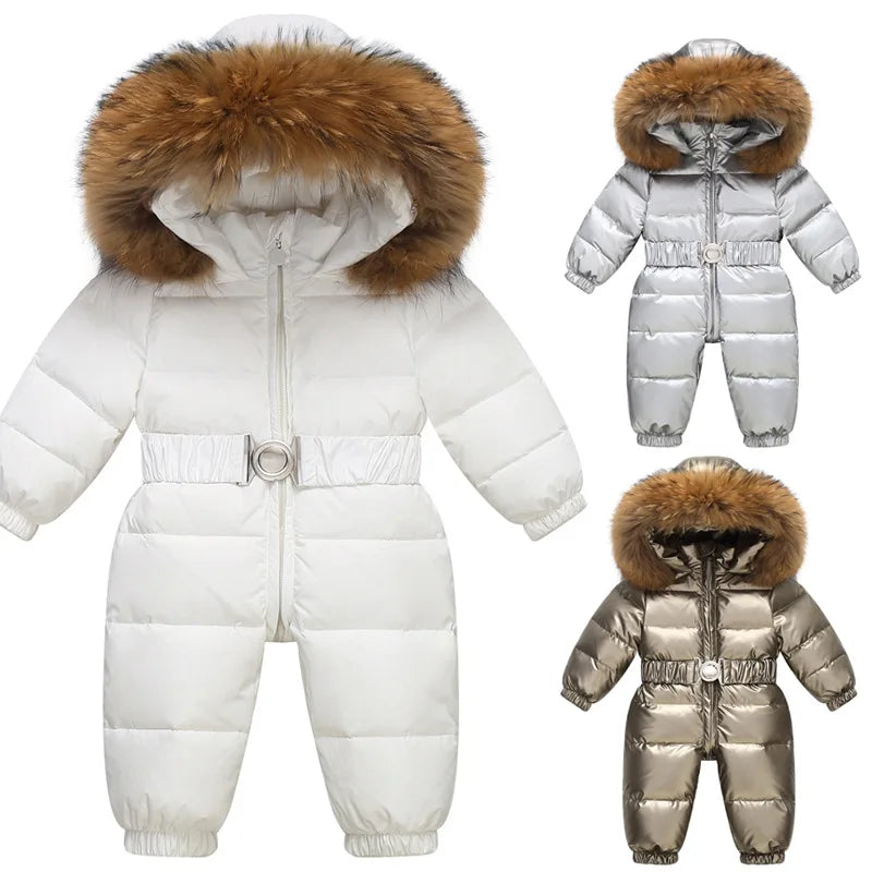 Toddler Down Jumpsuit – Winter Overalls for Boys & Girls