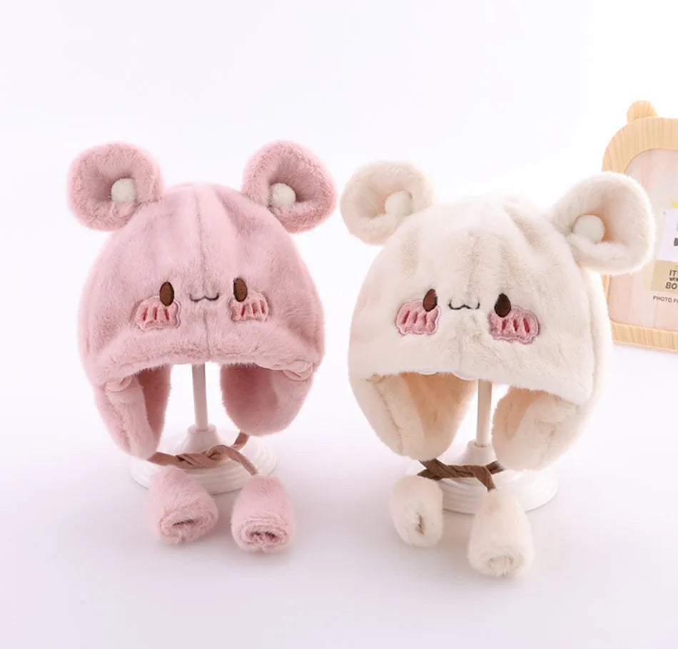 Comfy Plush Hat for Babies – Cold Weather
