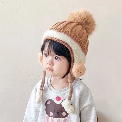 Winter Baby Cap – Velvet Lined & Cozy