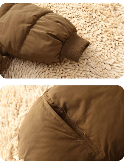 Warm Hooded Kids’ Winter Coat – Thick & Cozy