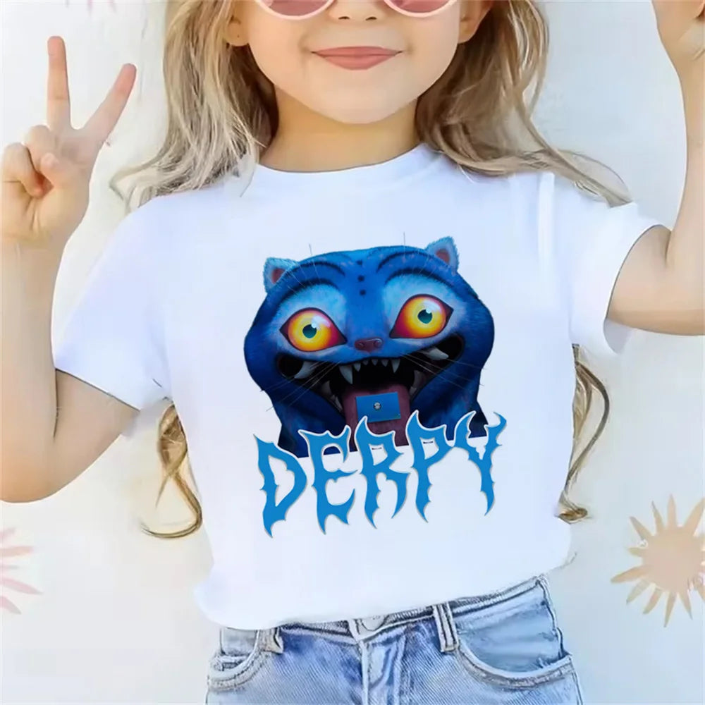 Trendy 2025 Kpop Demon Hunters Tee – Graphic Top for Boys & Girls