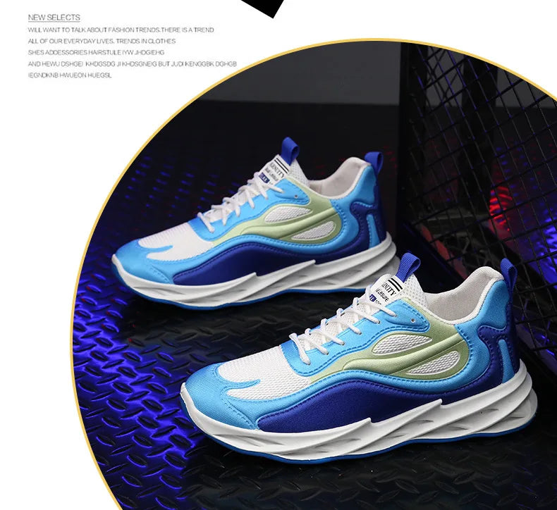 2024 Men's Breathable Casual Shoes – Stylish & Sporty Korean Fashion