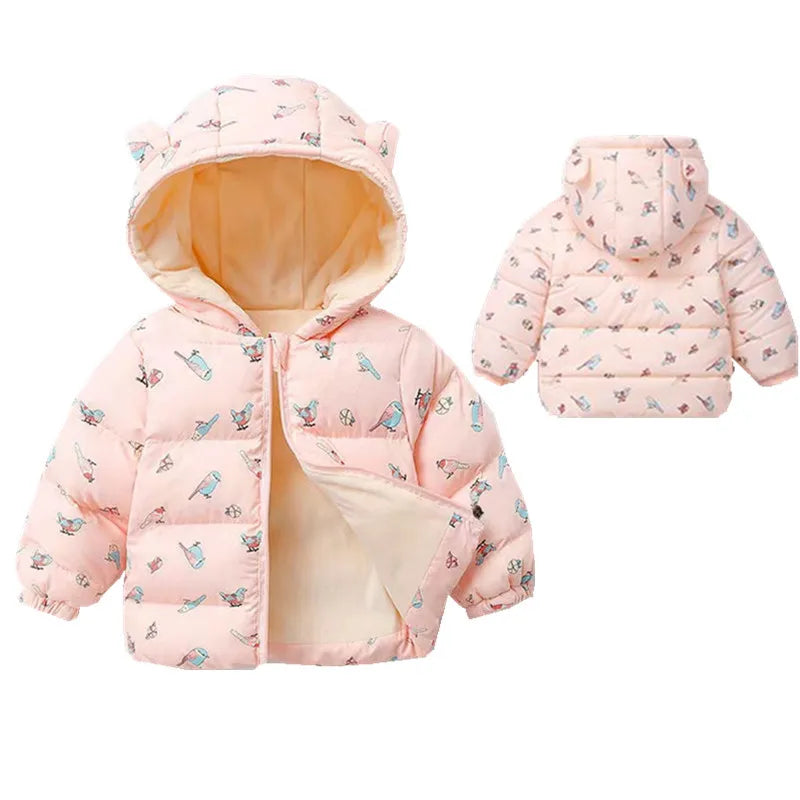 Plush Warm Outerwear – Boys & Girls Winter Jacket