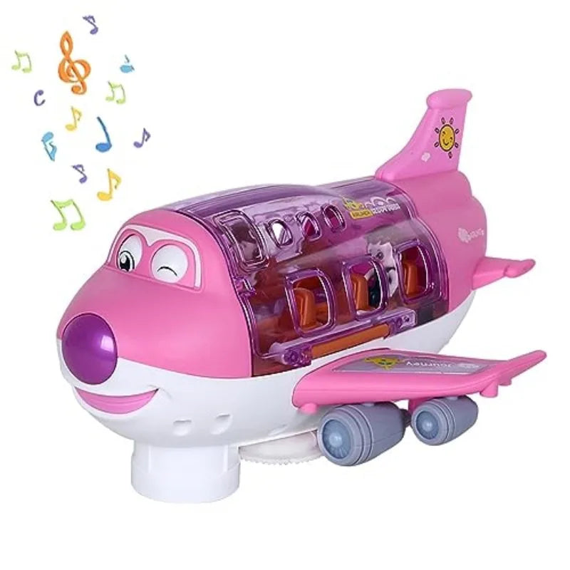 Kids Electric Plane & Car Toys: Musical Aircraft & Traffic Models for Boys