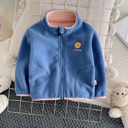 Baby Fleece Jacket – Cozy Hooded Outerwear for Kids