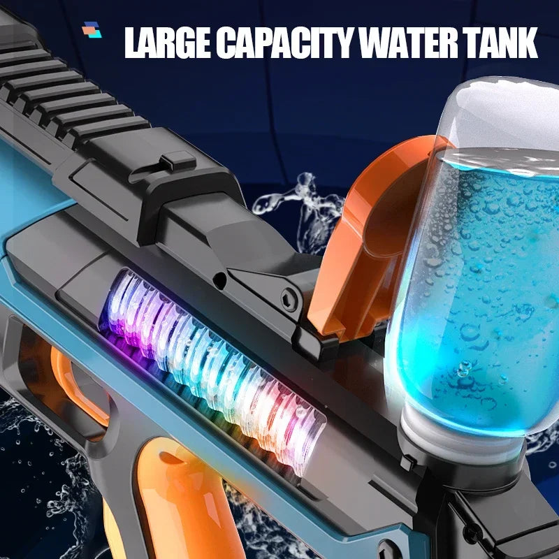 Full electric automatic water gun toy for kids, portable summer beach outdoor water fight toy by Ultra Shoppings, suitable for boys and children