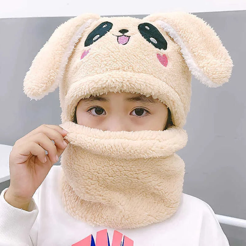 Baby & Kids Fleece Rabbit Winter Hat