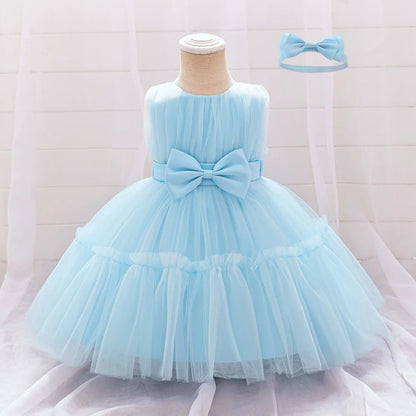 Baby Girl 1st Birthday Dress – Tulle Princess Gown