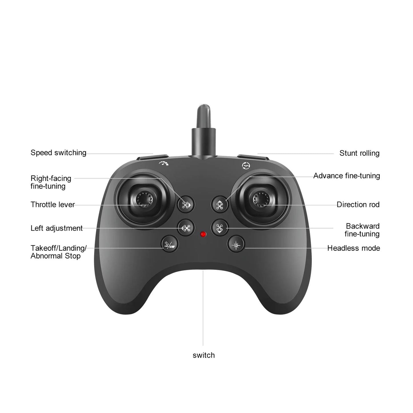 RC Helicopter Toy – 4-Motor Stable Foam Glider for Boys & Girls