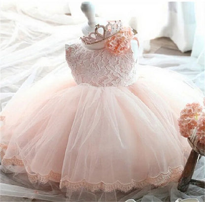 Baby Girl Christening & Birthday Princess Outfit