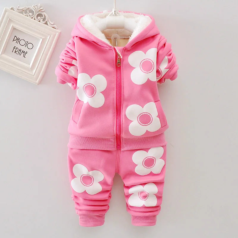 Cozy Baby Girl Suit – Autumn/Winter Wear