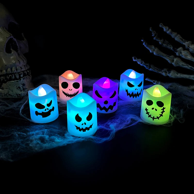 6pcs LED Halloween Candles – Spooky Glow for Any Occasion!