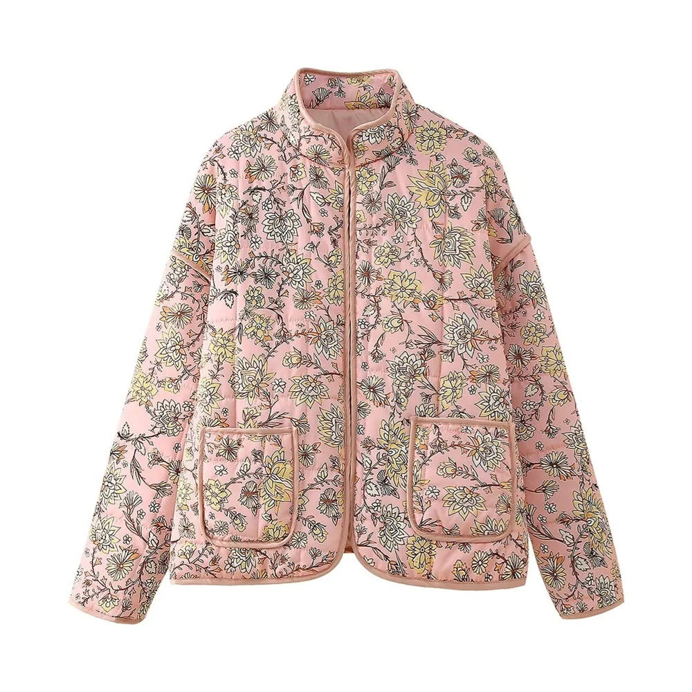 Button-Decor Quilted Jacket – 2025 Casual Fashion Coat
