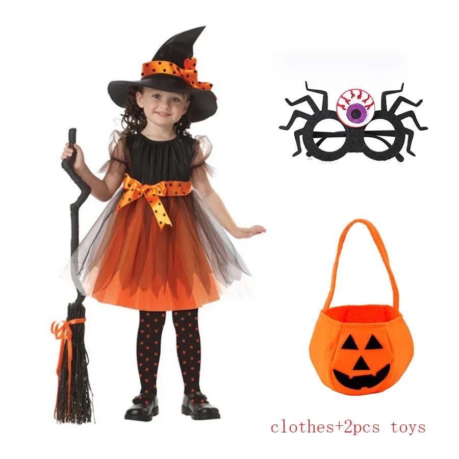 Girls Vampire Halloween Costume – Gothic Tutu Dress