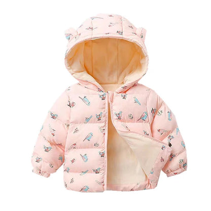 Plush Warm Outerwear – Boys & Girls Winter Jacket