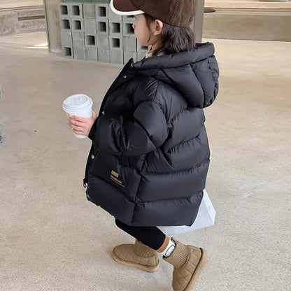 Teen Waterproof Puffer Coat – Extreme Cold Protection