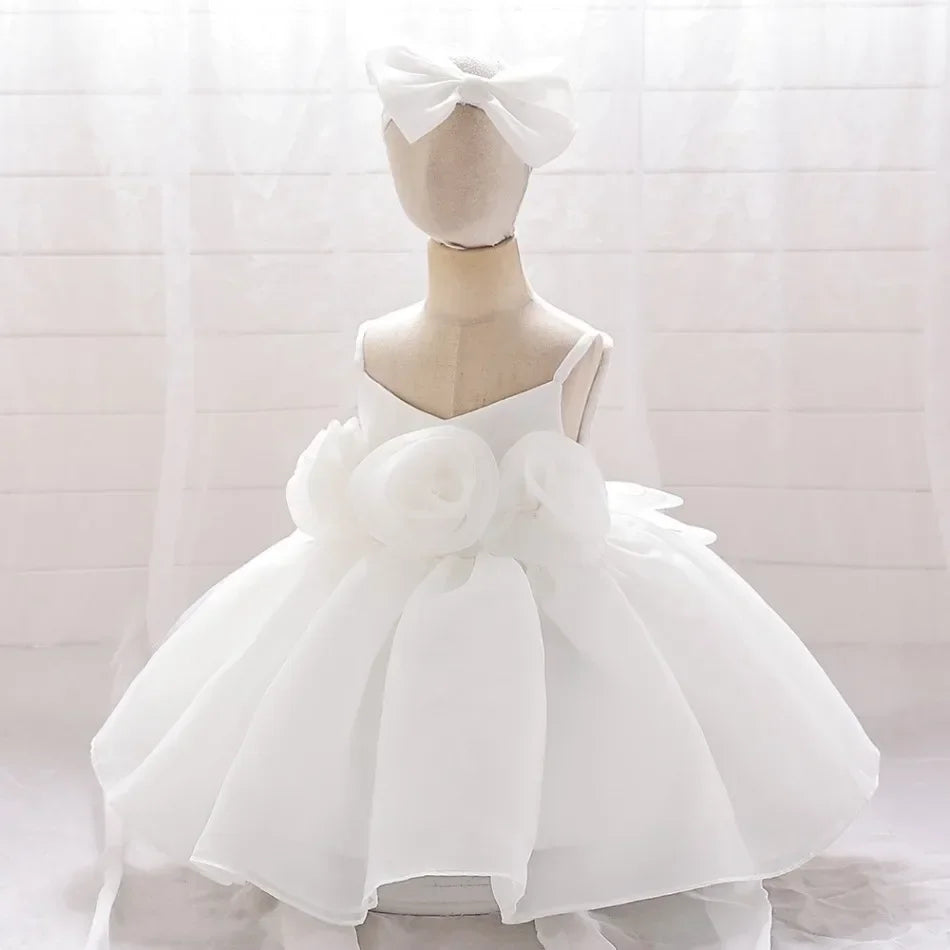 Kids Wedding Dress – Sleeveless Flower Girl Gown