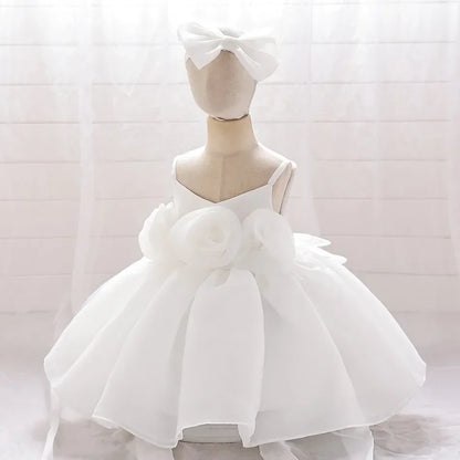 Kids Wedding Dress – Sleeveless Flower Girl Gown