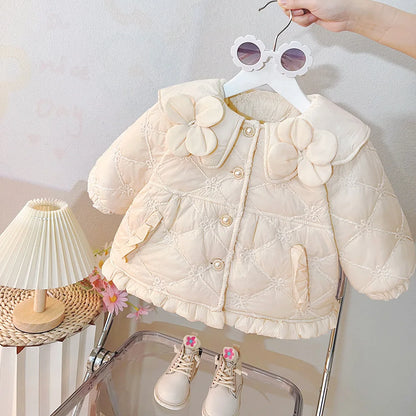 Kids’ Down Cotton Coat – Sweet & Cozy Jacket for Girls