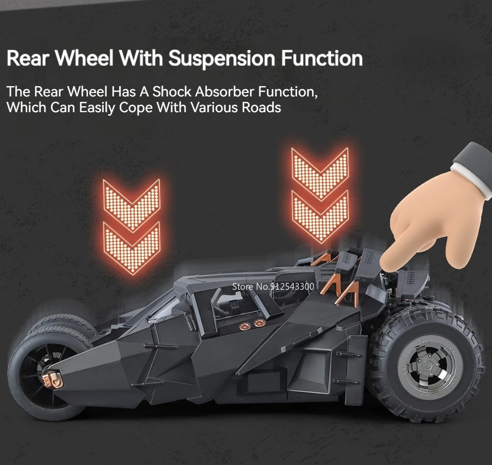 1:18 Alloy Batmobile – Sound & Light Car Model for Fans & Collectors