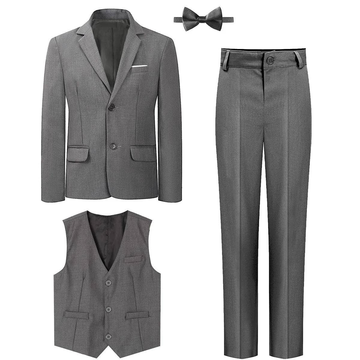 Kids' Formal 3-Piece Suit: Perfect for Weddings & Special Occasions