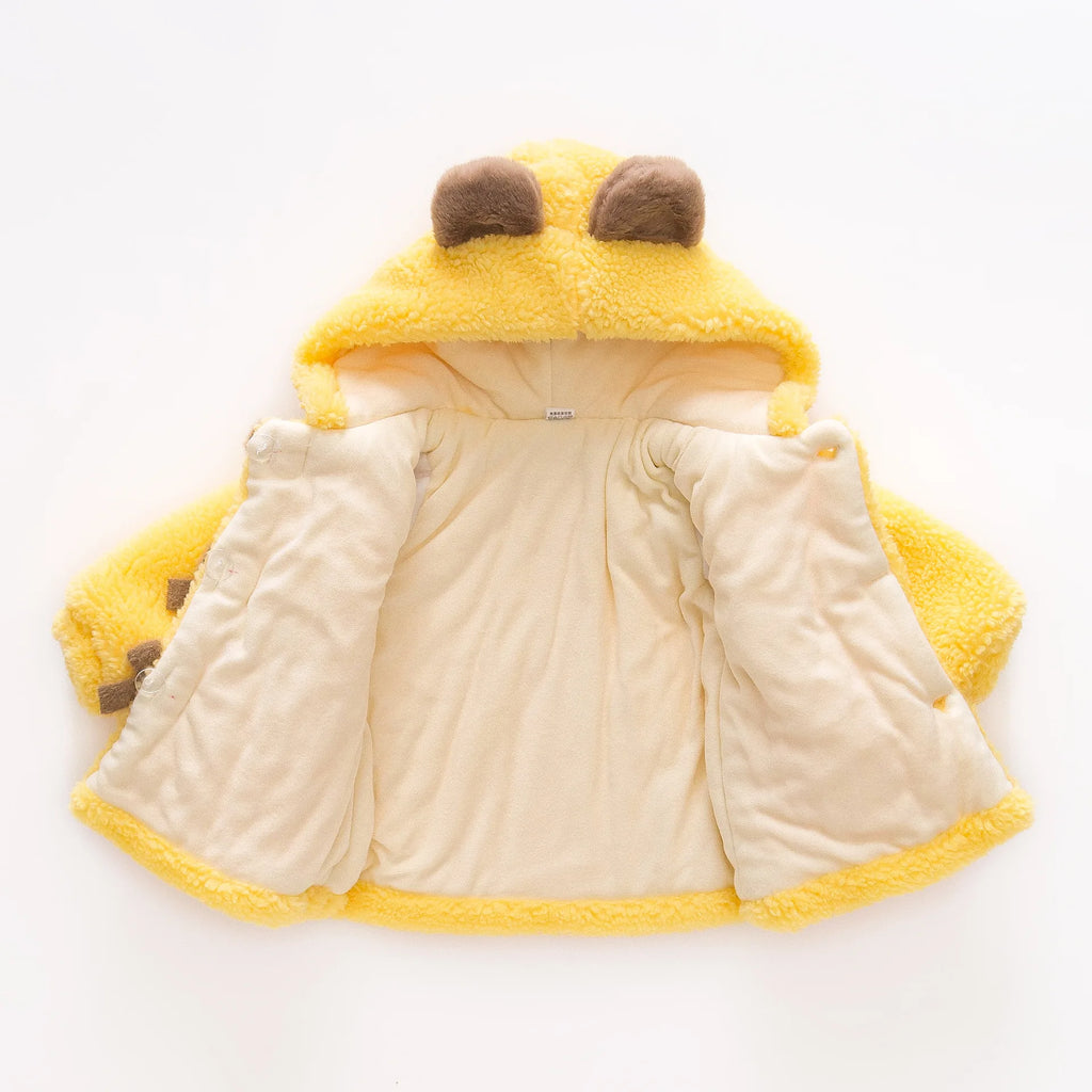 Baby Solid Color Fleece Jacket – Cozy Wear