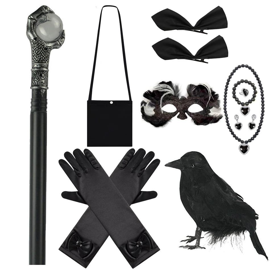 Luxury Halloween Costume – Girls Evil Role Dress