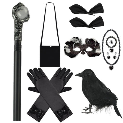 Girls Black Witch Halloween Costume – Luxury Dress