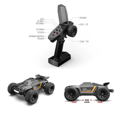 Brushless 1:16 RC Car – MJX Hyper Go High-Speed 4WD Truck Toy