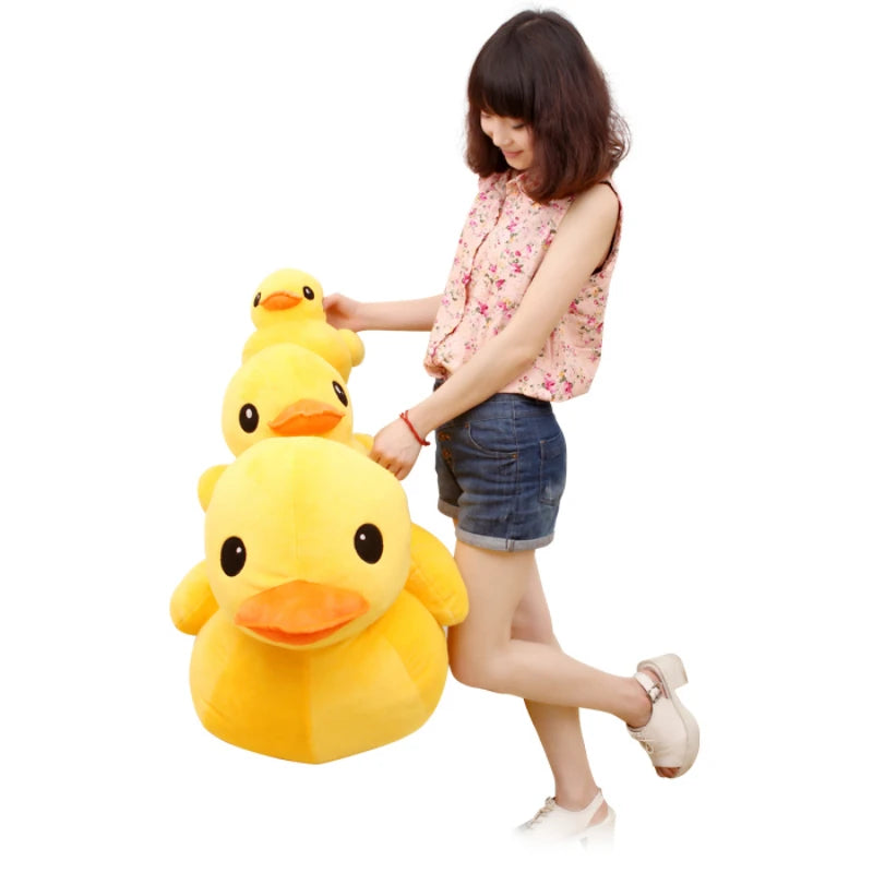 20cm Kawaii Yellow Duck Plush - Soft Stuffed Toy for Kids & Babies