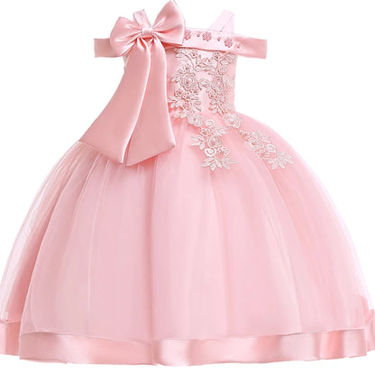 Elegant Christmas & Party Dress for Girls (3–10Y)