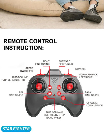 Foam RC Jet Plane – Easy Fly Glider Helicopter with Light