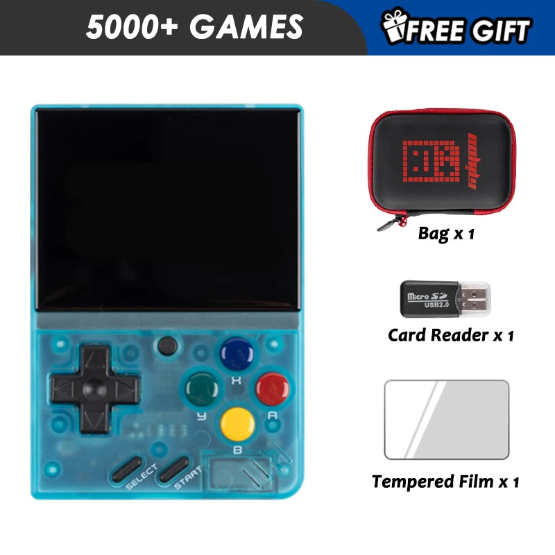 Mini V4 Handheld Retro Console: 2.8'' IPS, 2000mAh, Linux Gaming