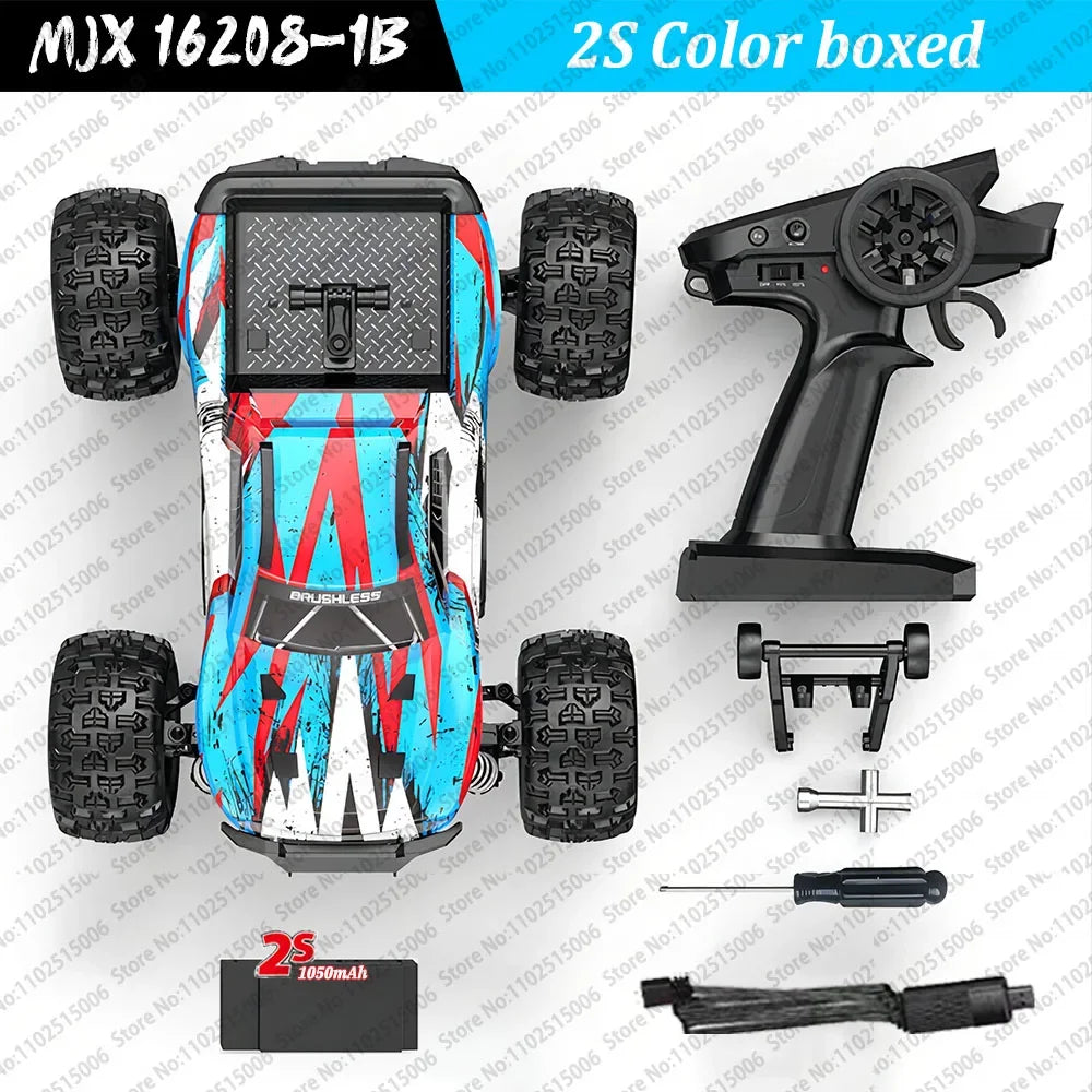 Brushless 1:16 RC Car – MJX Hyper Go High-Speed 4WD Truck Toy
